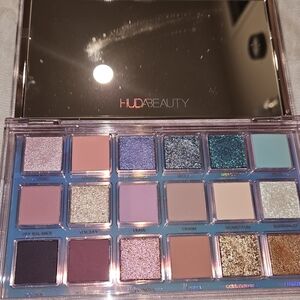 HUDA BEAUTY Eyeshadow Palette - Pink, Purple, Blue, Gold Shades